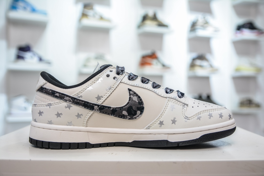 Nike SB Dunk Low x BAPE 白黑印花   DQ1098-350