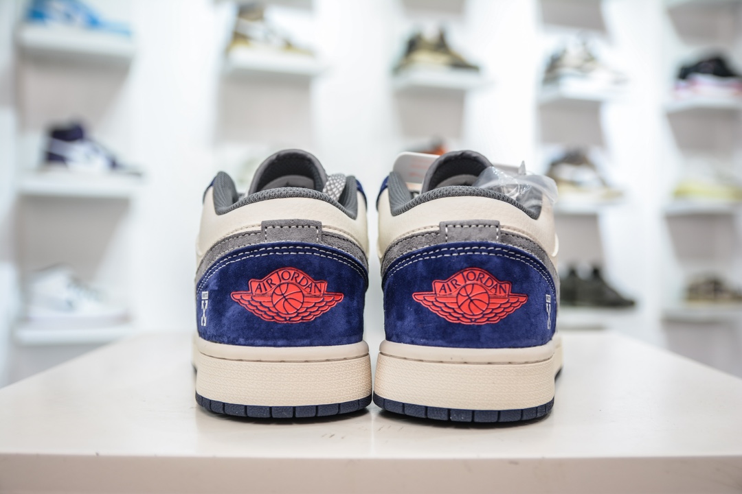 OFF WHITE x Air Jordan 1 Low 麒麟蓝 定制配色 WG8850-013