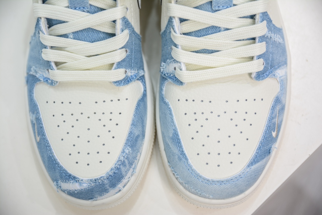 Air Jordan Low x MLB 复古蓝牛仔 AJ1低帮系列定制配色  DC2024-027