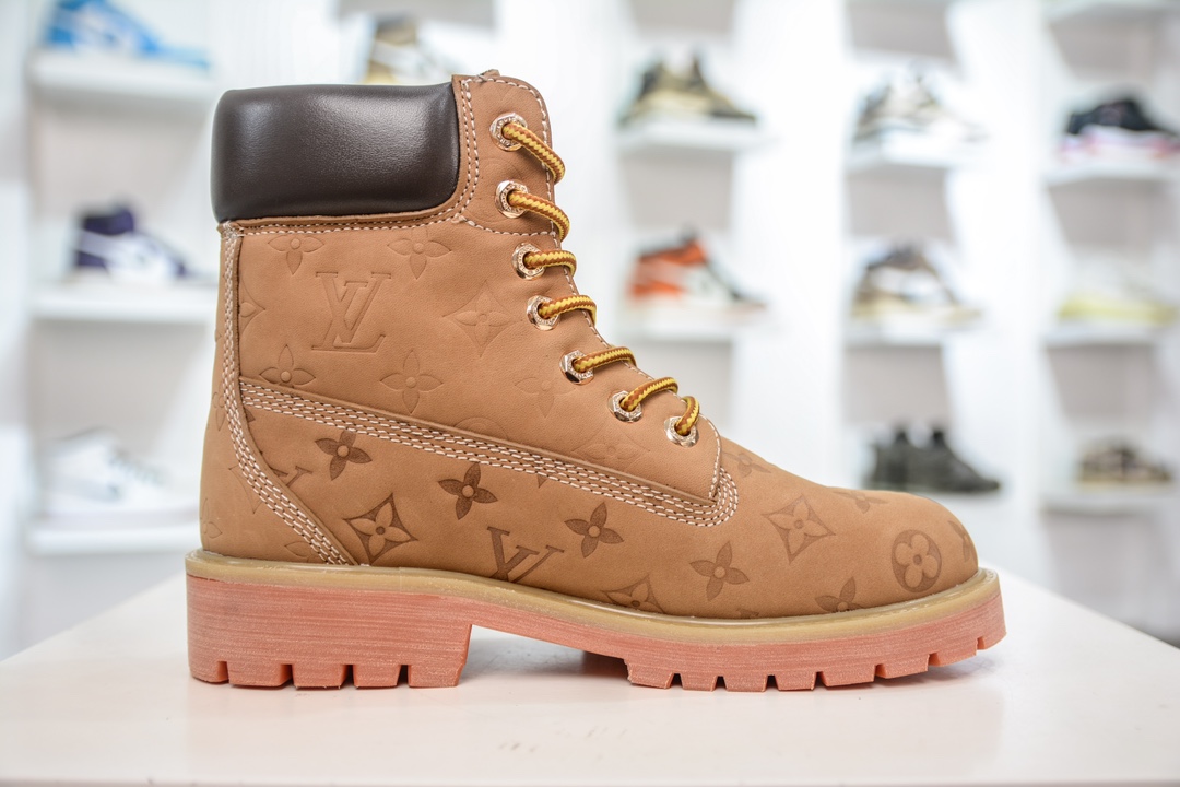 王嘉尔同款纯原 中山大厂出品 Louis Vuitton x Timberland lv王炸联名