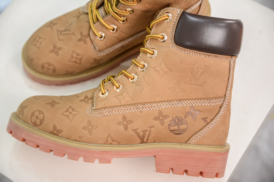 王嘉尔同款纯原 中山大厂出品 Louis Vuitton x Timberland lv王炸联名