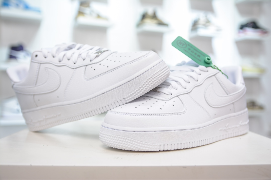 HY版 NOCTA x NK Air Force 1 Low '07 空军一号低帮经典板鞋 Drake联名纯白 FV9918-100