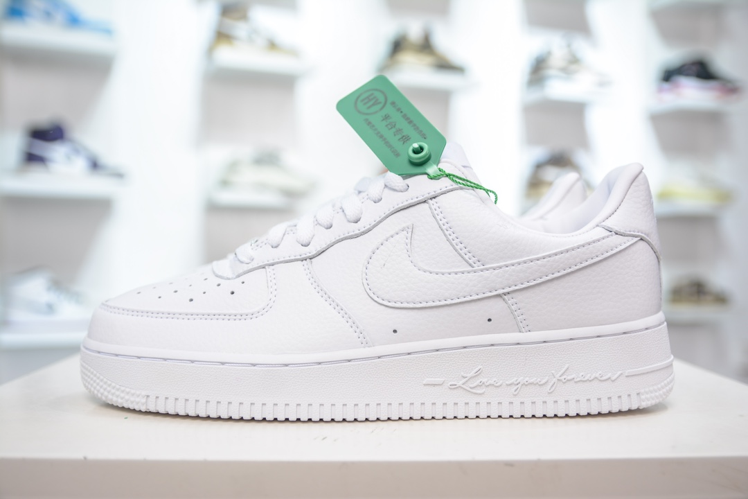 HY版 NOCTA x NK Air Force 1 Low '07 空军一号低帮经典板鞋 Drake联名纯白 FV9918-100