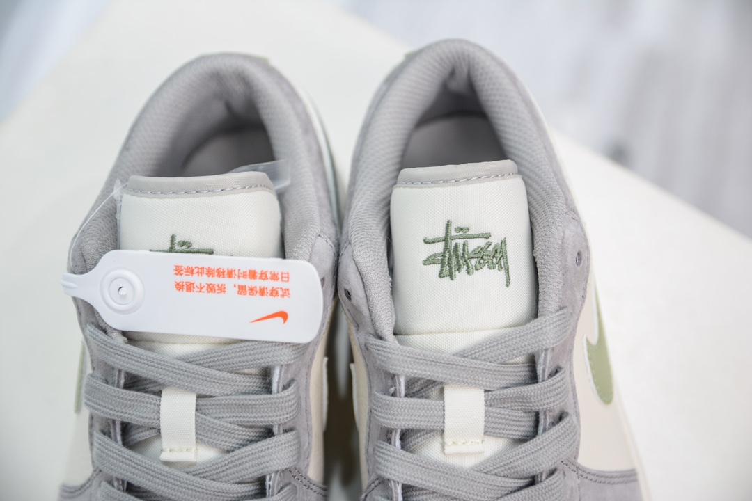 Air Jordan AJ1 Low X Stussy 低帮联名斯图西 白灰绿  WG8850-016