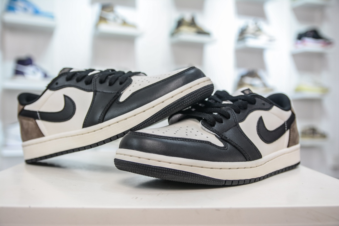 DT纯原 Air Jordan AJ1 Retro Low OG 低帮 黑棕摩卡 CZ0790-102