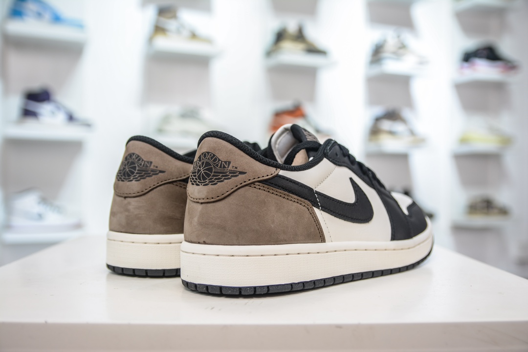 DT纯原 Air Jordan AJ1 Retro Low OG 低帮 黑棕摩卡 CZ0790-102