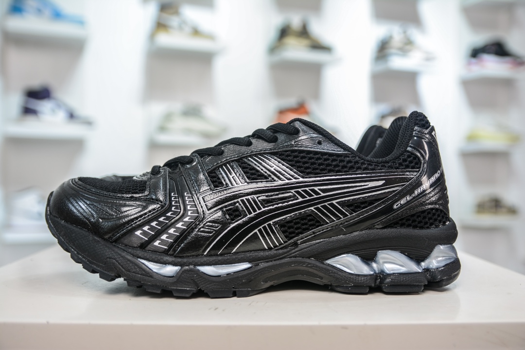 ASICS GEL-KAYANO 14 亚瑟士K14系列户外复古潮流百搭织物合成革缓震休闲跑步鞋 1201A019-006