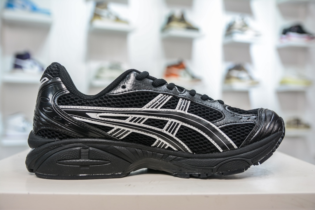 ASICS GEL-KAYANO 14 亚瑟士K14系列户外复古潮流百搭织物合成革缓震休闲跑步鞋 1201A019-006