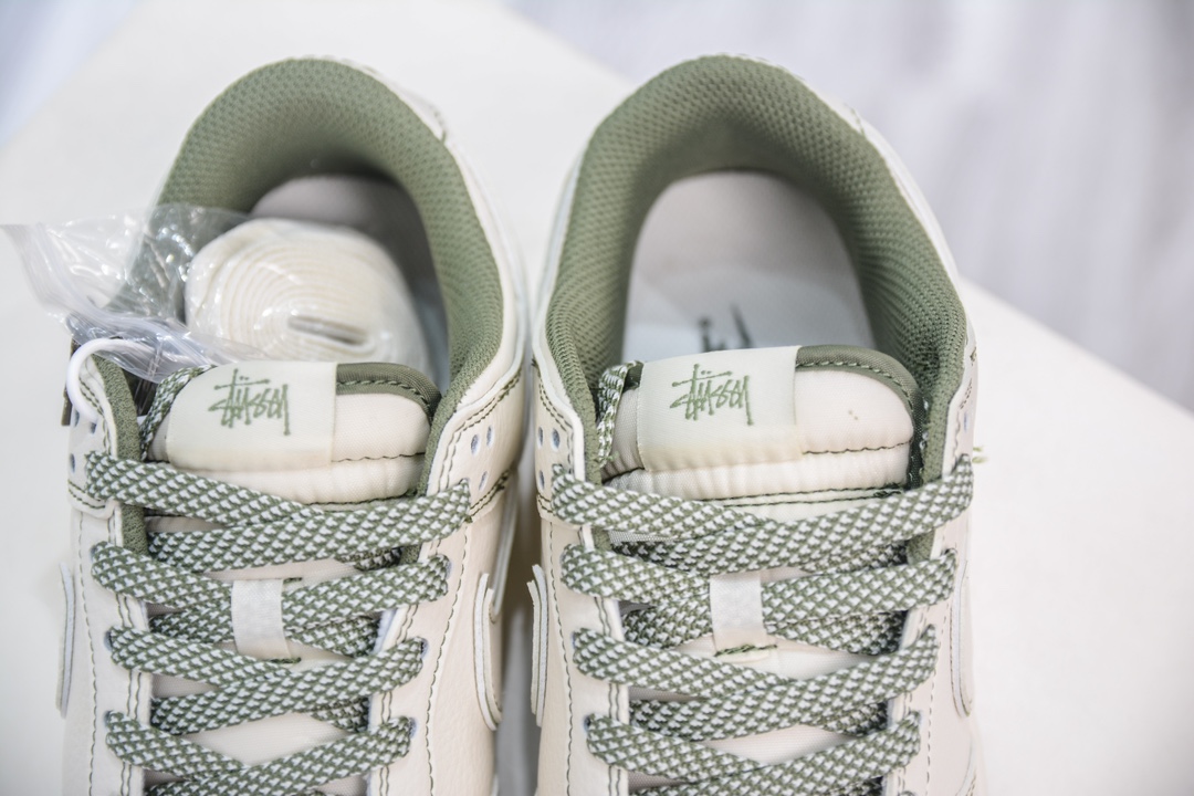 Stussy x Nike Dunk Low 斯图西联名 白绿 BB1818-102