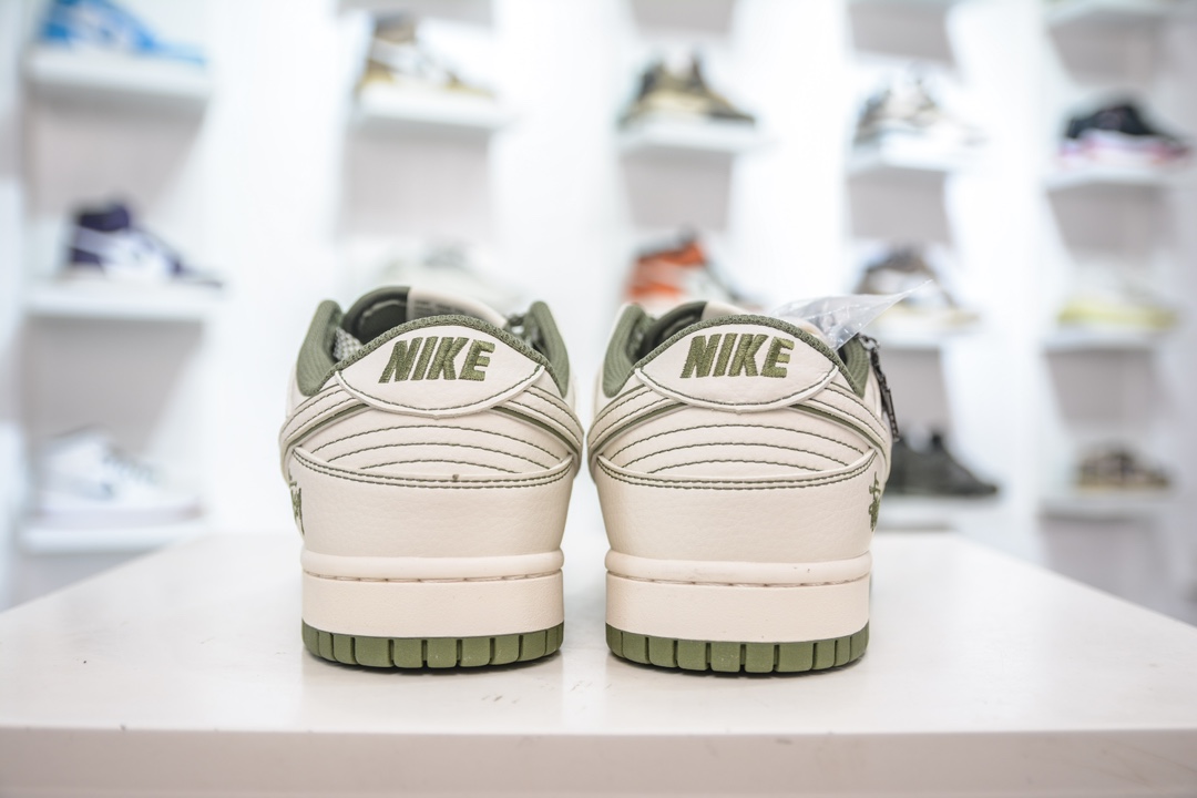 Stussy x Nike Dunk Low 斯图西联名 白绿 BB1818-102