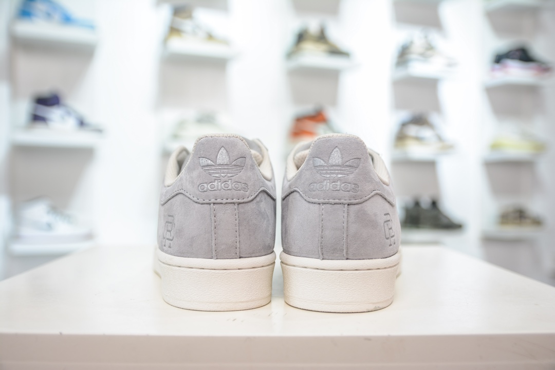 Reigning Champ x Adidas Originals Superstar”Reigning Champ”经典贝壳头系列低帮百搭休闲运动板鞋 BS0911