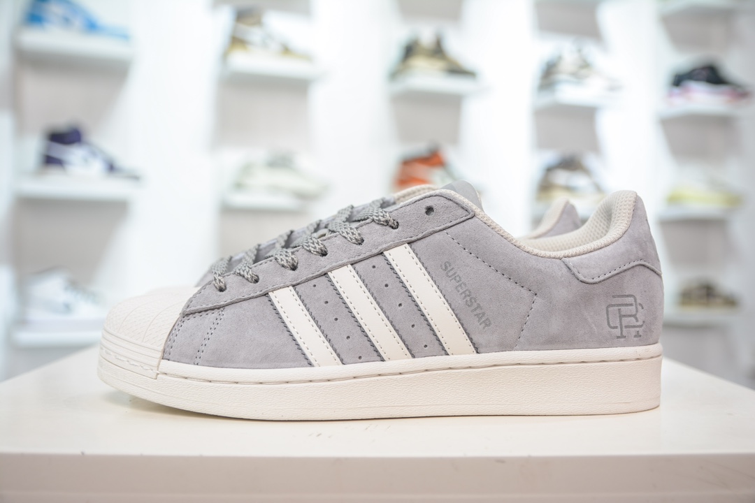 Reigning Champ x Adidas Originals Superstar”Reigning Champ”经典贝壳头系列低帮百搭休闲运动板鞋 BS0911