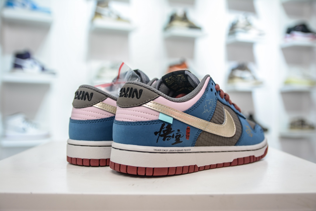 另有AY版260 TOP纯原 Nk Dunk Low 游戏主题 黑神话悟空 祥云龙纹 解构复古低帮休闲板鞋 DV2433-109