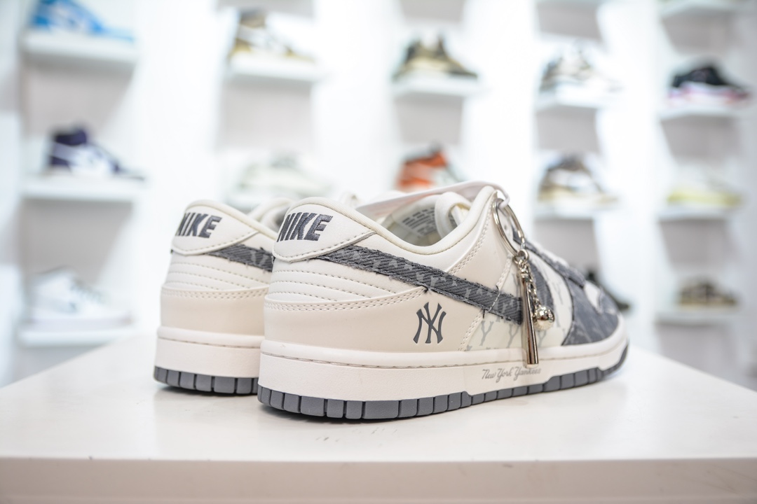 Nike SB Dunk Low x MLB 白灰牛仔印花 DQ1098-347