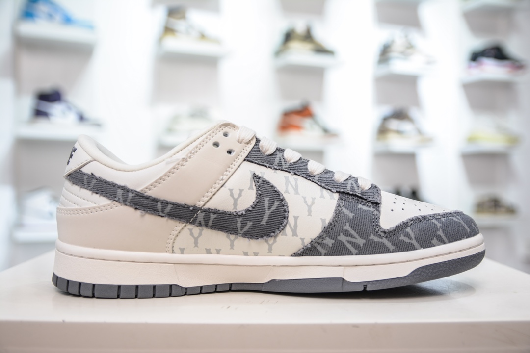 Nike SB Dunk Low x MLB 白灰牛仔印花 DQ1098-347