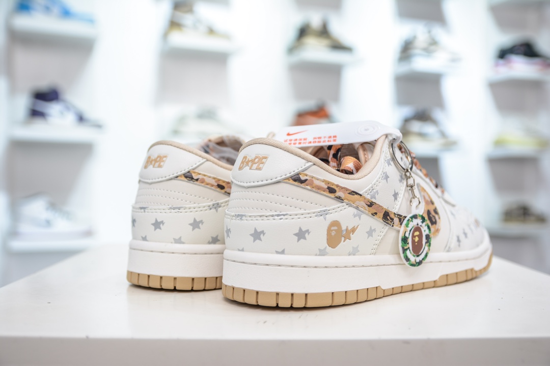 Nike SB Dunk Low x BAPE 白黄迷彩 DQ1098-352