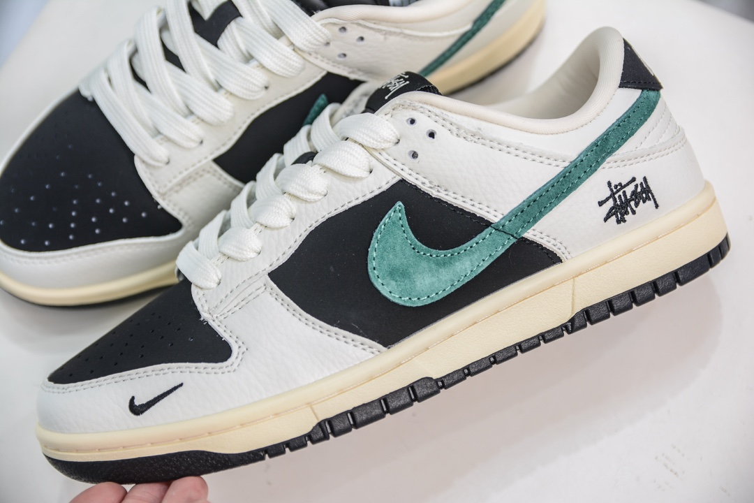 Nike SB Dunk Low x Stussy 米黑绿 XB3802-352