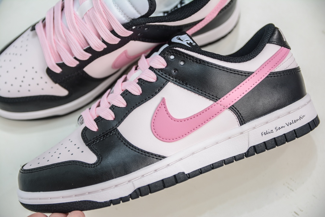 YC纯原 NIKE SB Dunk Low Black Pink 蒸汽木偶 雾野樱花 黑粉 CW1590-100