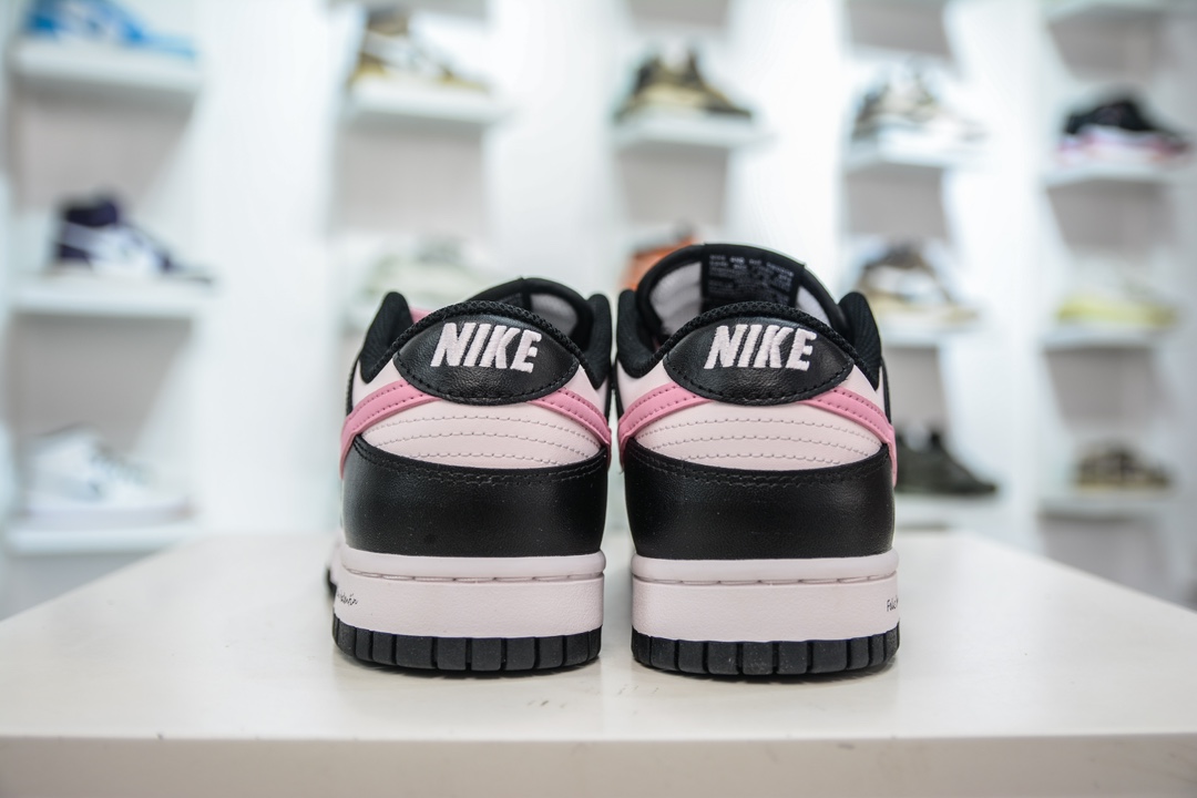 YC纯原 NIKE SB Dunk Low Black Pink 蒸汽木偶 雾野樱花 黑粉 CW1590-100