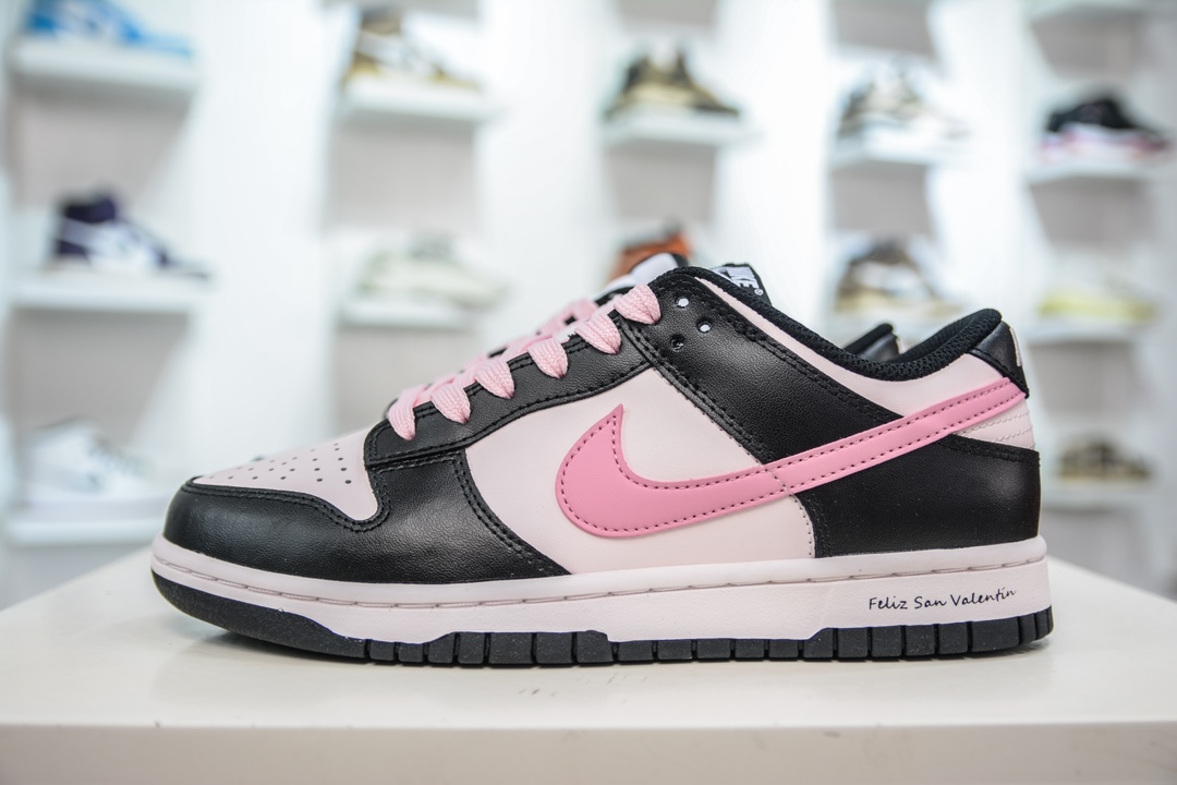 YC纯原 NIKE SB Dunk Low Black Pink 蒸汽木偶 雾野樱花 黑粉 CW1590-100