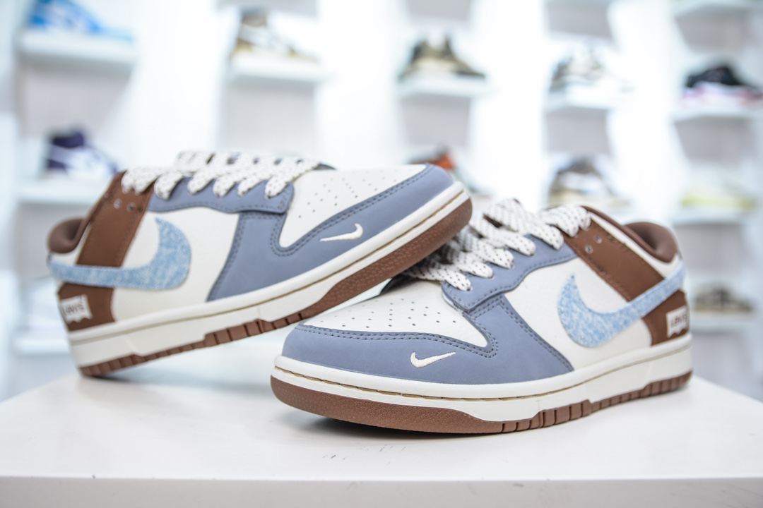 Nike SB Dunk Low x Levi's 雾霾蓝棕满天星 JH8310-958