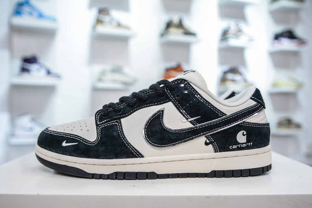 Nike SB Dunk Low x Carharrt 卡哈特联名-米白黑勾 SJ1089-005