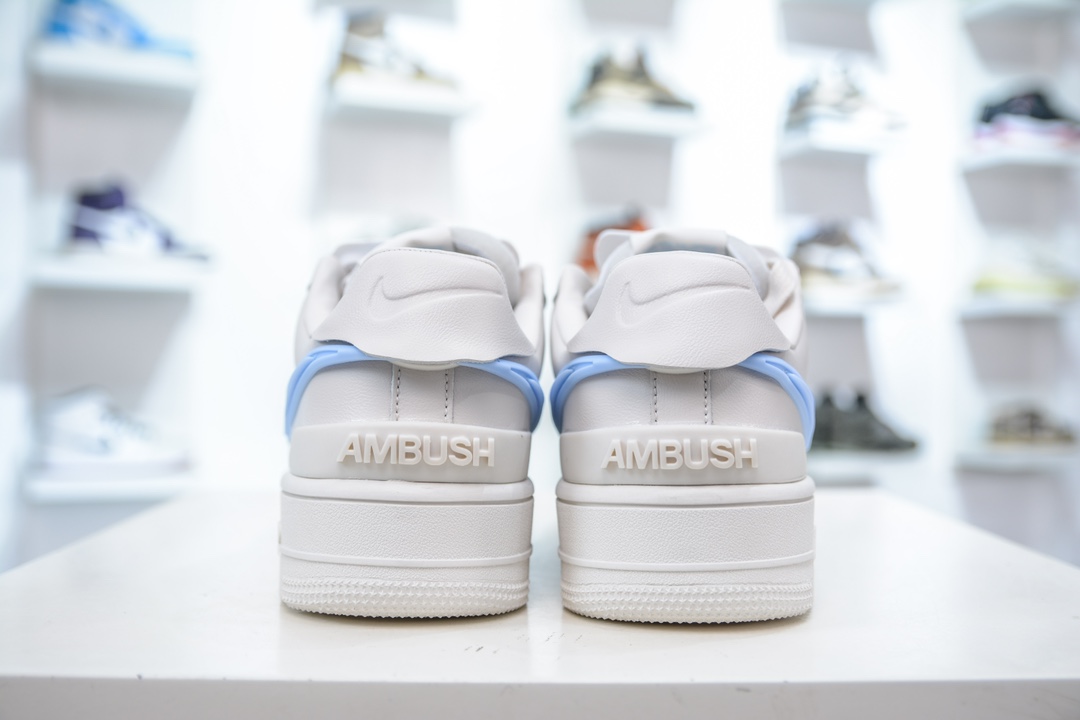 HY版纯原 AMBUSH x NK Air Force 1 Low 空军一号宽底版系列低帮百搭休闲运动板鞋 DV3464-900