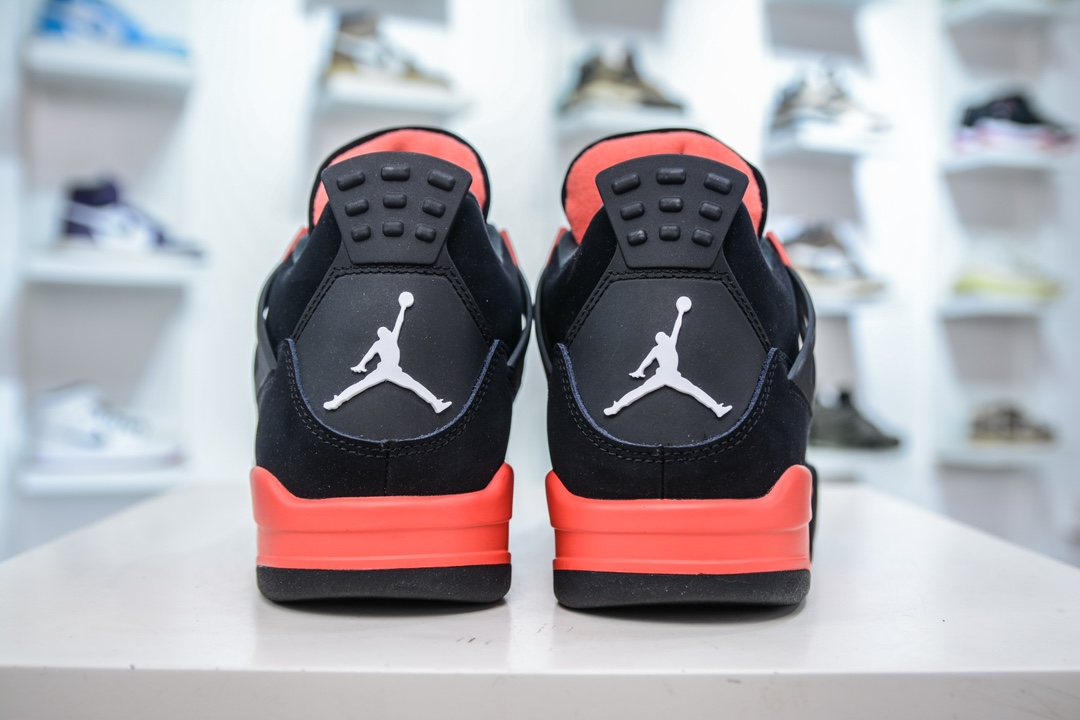 Rk版 Air Jordan AJ4 Retro ”Red Thunder” 黑红雷电 CT8527-016