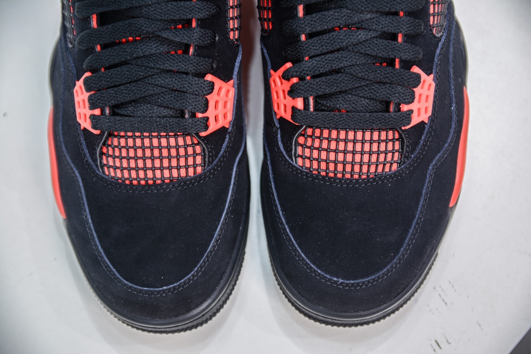 Rk版 Air Jordan AJ4 Retro ”Red Thunder” 黑红雷电 CT8527-016