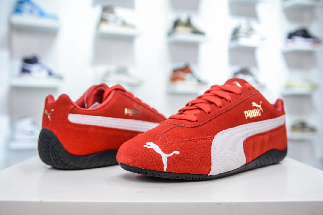 TOP纯原 Sparco x Puma Speedcat OG+”White Red”极速赛车系列低帮赛车鞋 398846-02