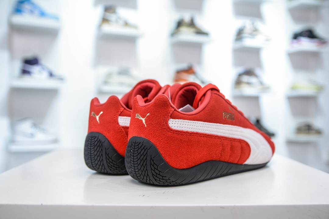 TOP纯原 Sparco x Puma Speedcat OG+”White Red”极速赛车系列低帮赛车鞋 398846-02