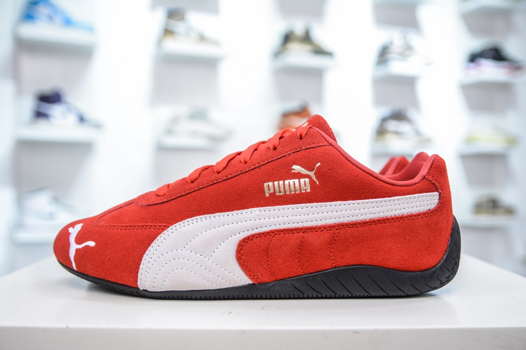 TOP纯原 Sparco x Puma Speedcat OG+”White Red”极速赛车系列低帮赛车鞋 398846-02