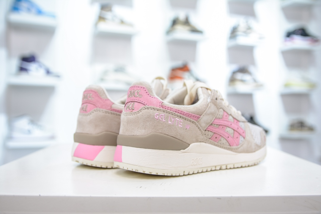 亚瑟士 Asics Gel-Lyte 3 OG 反毛皮织物休闲跑步鞋 1201A164-200