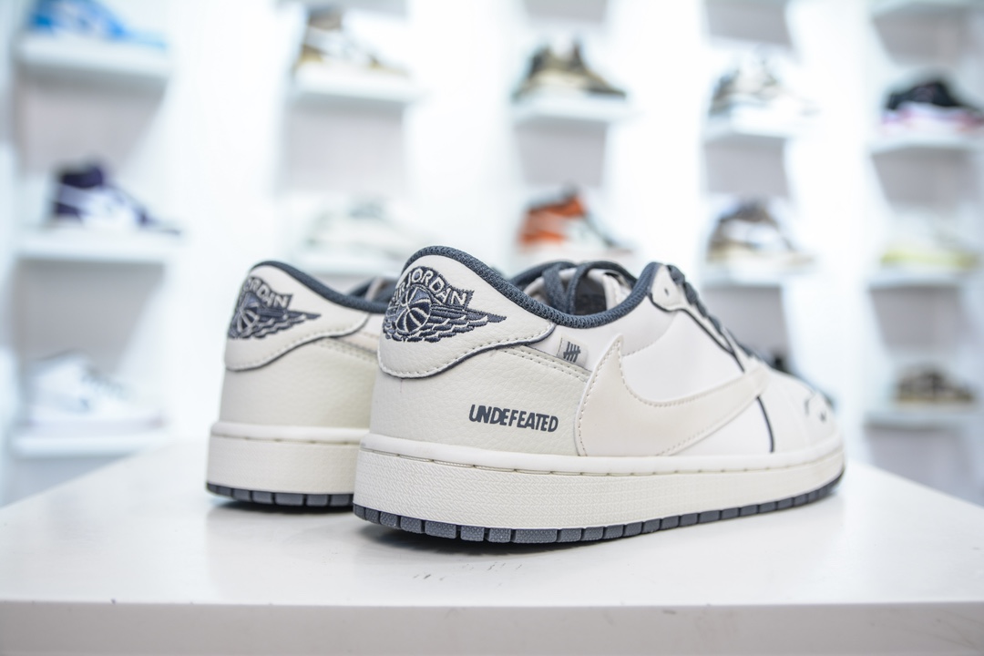 TS x Air Jordan AJ1 Low X Undefeated 倒钩低帮联名UND定制配色 DM7866-018