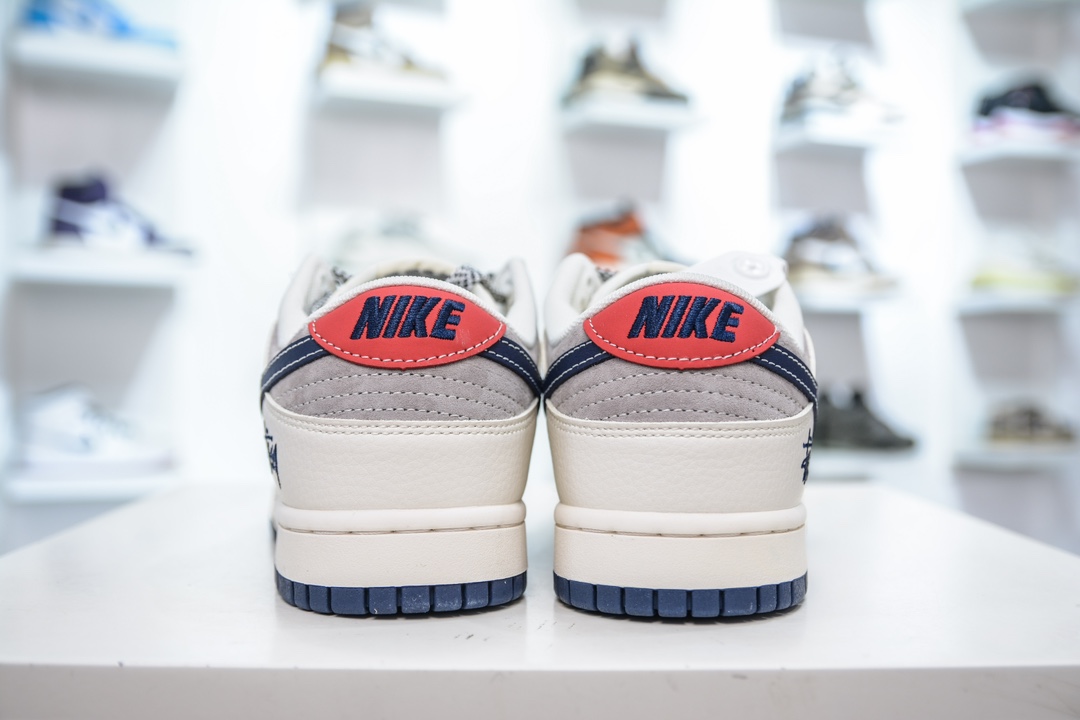 Nike SB Dunk Low x Stussy 斯图西联名-猪八米蓝勾 SJ1089-003