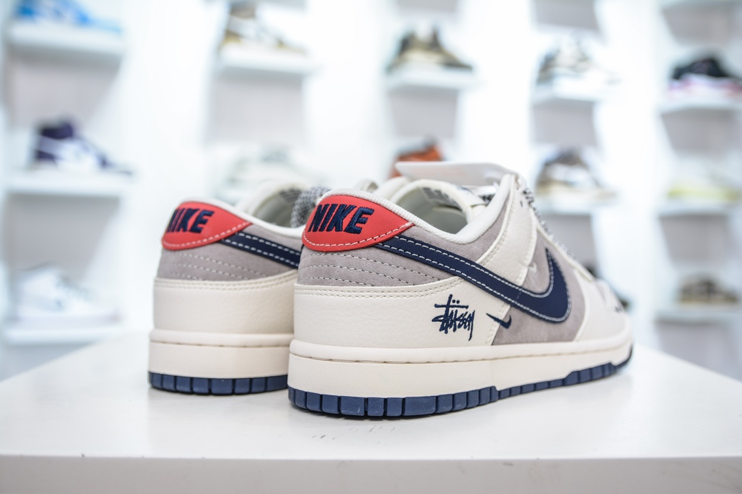 Nike SB Dunk Low x Stussy 斯图西联名-猪八米蓝勾 SJ1089-003