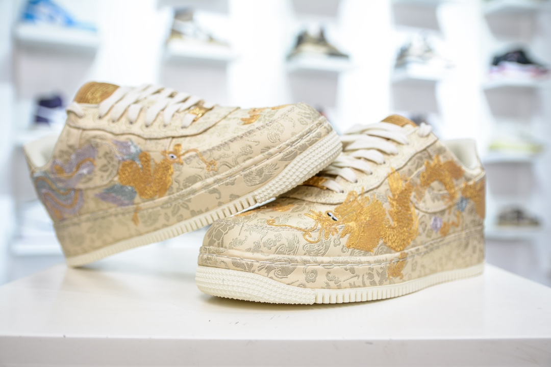 Nike Air Force 1 Low 龙凤呈祥 金黄色 HJ4285-777