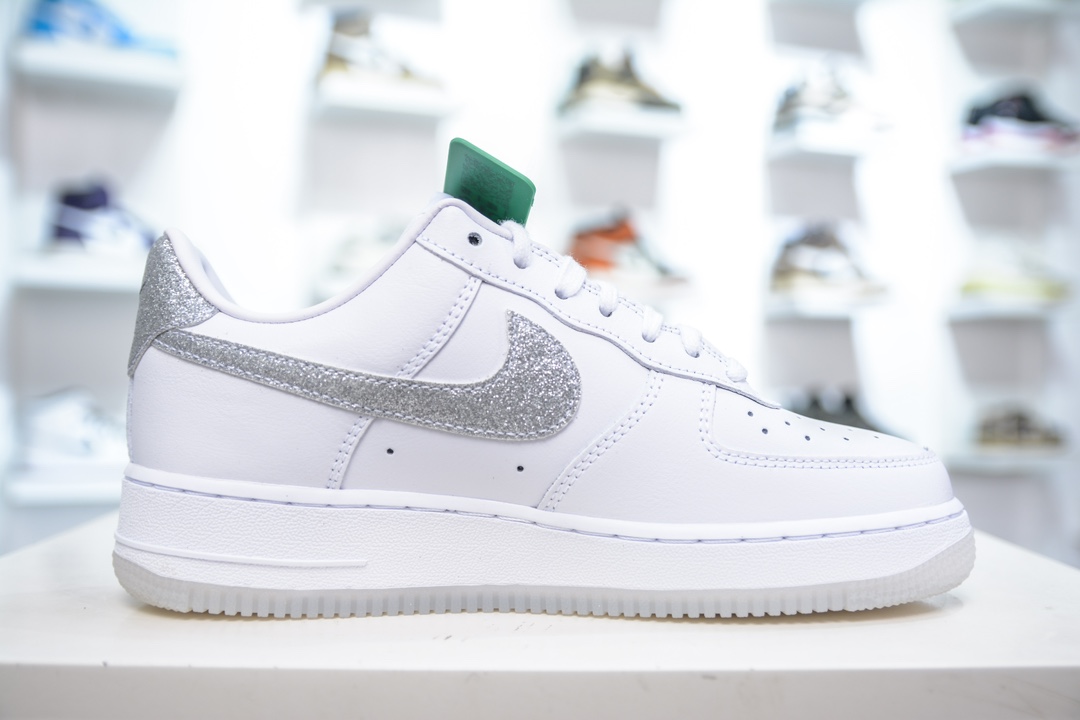 HY版纯原 Air Force 1 Nike Low 白银闪钻满天星 HQ3461-191