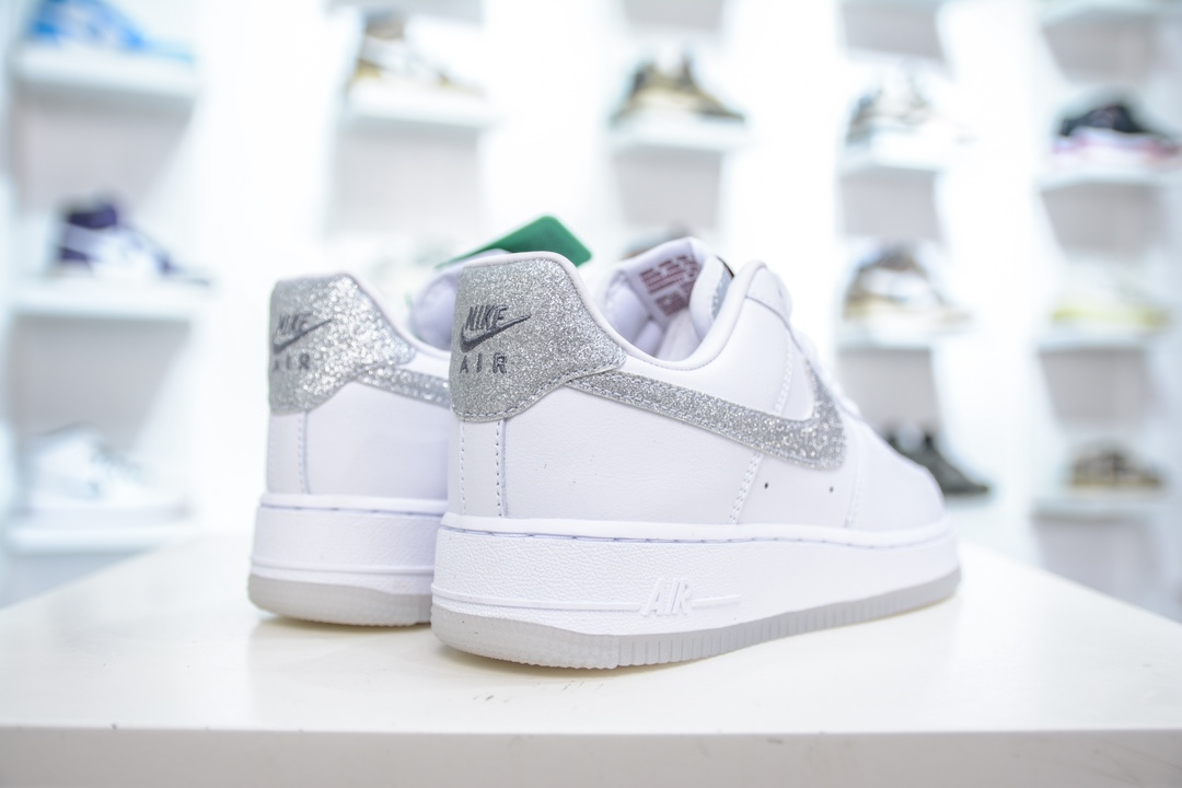 HY版纯原 Air Force 1 Nike Low 白银闪钻满天星 HQ3461-191