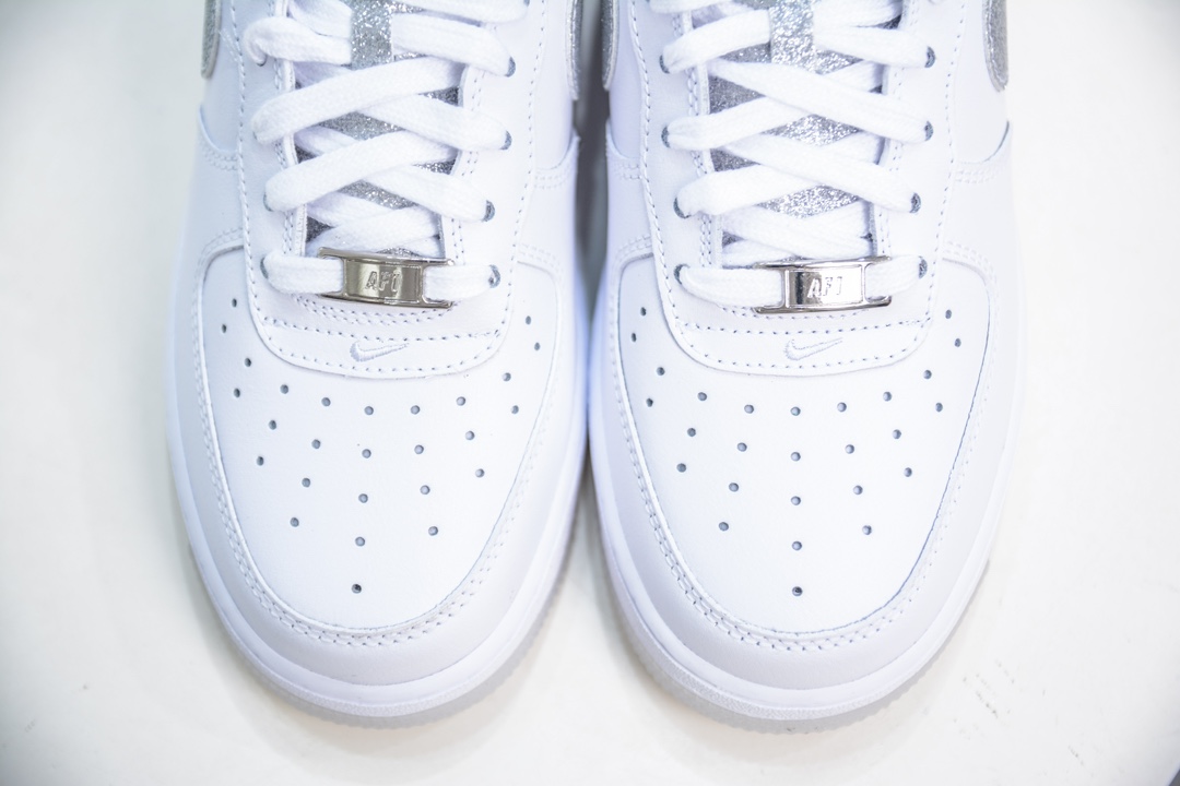 HY版纯原 Air Force 1 Nike Low 白银闪钻满天星 HQ3461-191