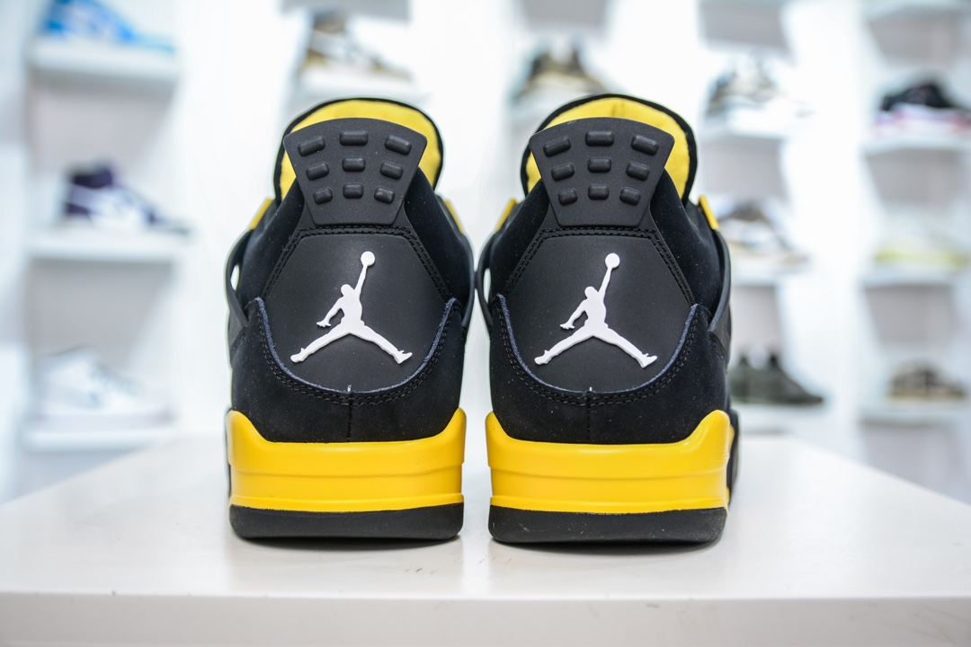 Rk版 Air Jordan AJ4 Retro 黑黄雷公 DH6927-017