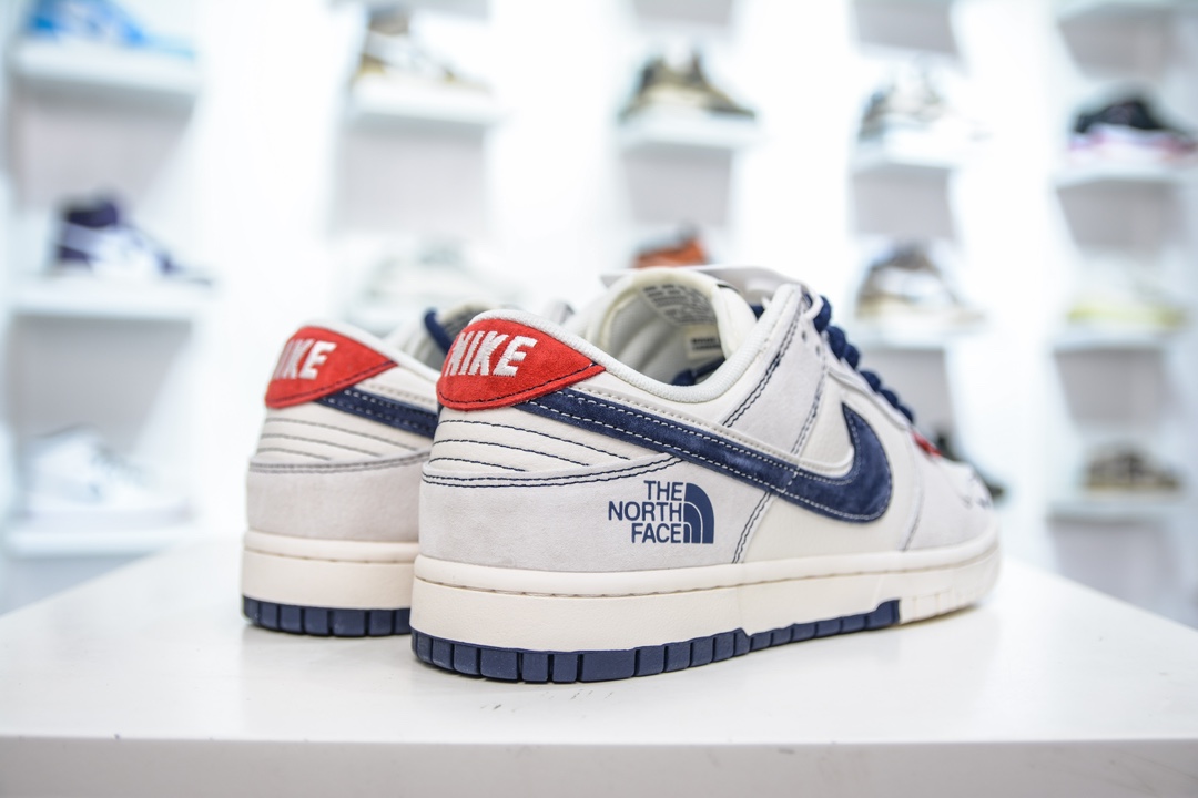 Nk SB Dunk Low Supreme x The North Face 北面联名白蓝红小钩麻绳 SJ1089-012