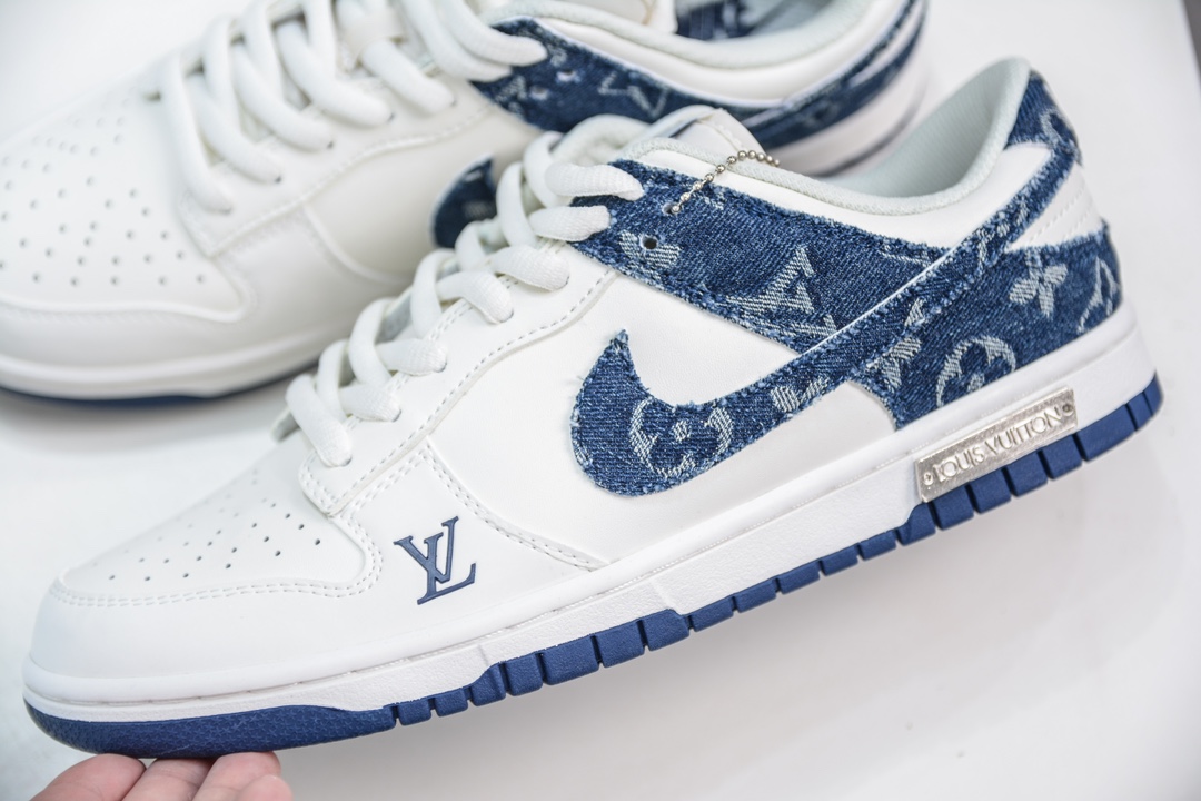 Nike SB Dunk Low x Louis Vuitton 白蓝牛仔 DJ2024-008