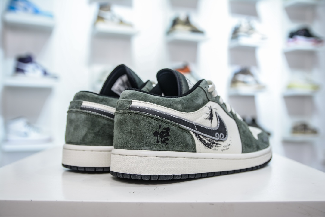 Air Jordan 1 Retro Low 黑神话悟空 米绿 DC2024-031