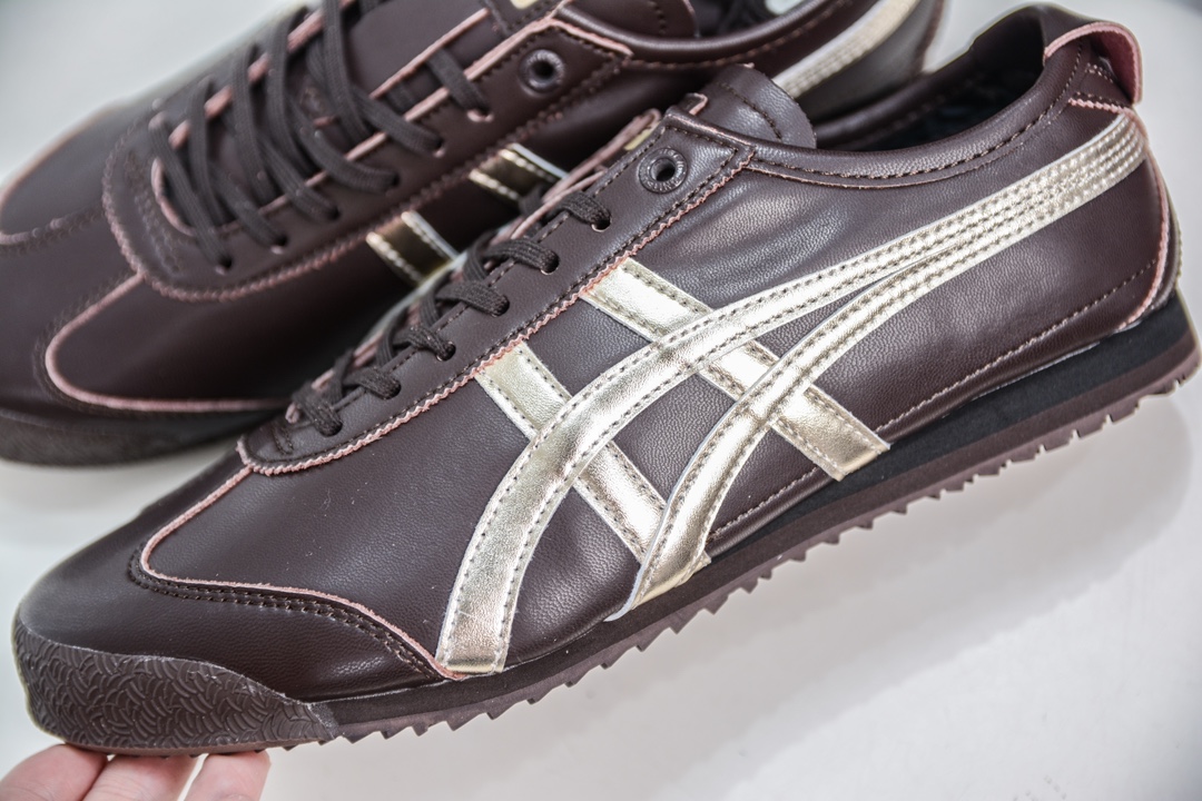 Onitsuka Tiger Mexico 66 SD 鬼冢虎 墨西哥升级版系列低帮复古经典虎爪百搭休闲皮革慢跑鞋 1183A872-204