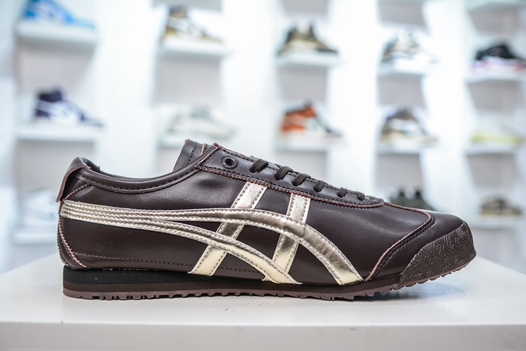 Onitsuka Tiger Mexico 66 SD 鬼冢虎 墨西哥升级版系列低帮复古经典虎爪百搭休闲皮革慢跑鞋 1183A872-204