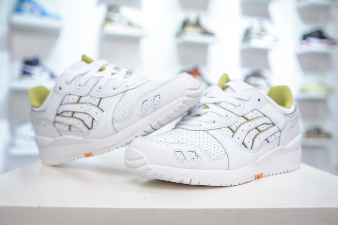 亚瑟士 Asics Gel-Lyte 3 OG 反毛皮织物休闲跑步鞋 H7L3L-0100