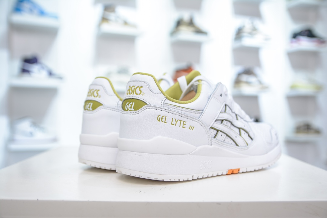 亚瑟士 Asics Gel-Lyte 3 OG 反毛皮织物休闲跑步鞋 H7L3L-0100