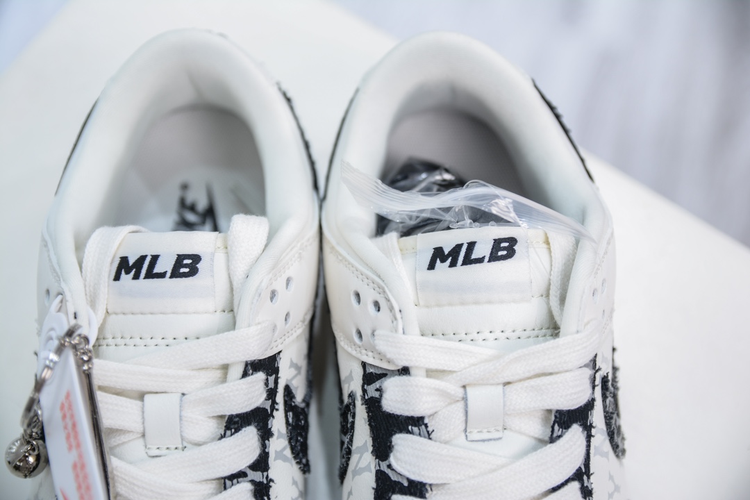 Nike SB Dunk Low x MLB 白黑牛仔印花 DQ1098-343