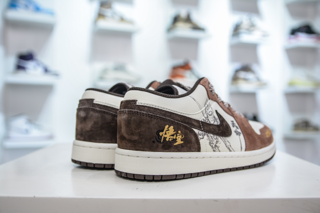 Air Jordan 1 Retro Low 黑神话悟空 卡其棕 DC2024-034